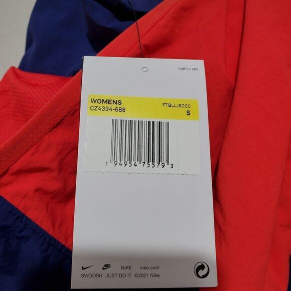 Nike USA Women’s Sz SMALLS Soccer All Weather Wind breaker Jacket CZ4334-688.NWT - Picture 7 of 12